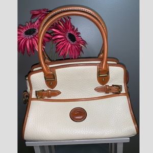 Vintage Dooney & Bourke Pebbled Leather Satchel